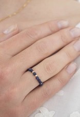 A Beautiful Story ring 'Dedicated' gold - lapis lazuli