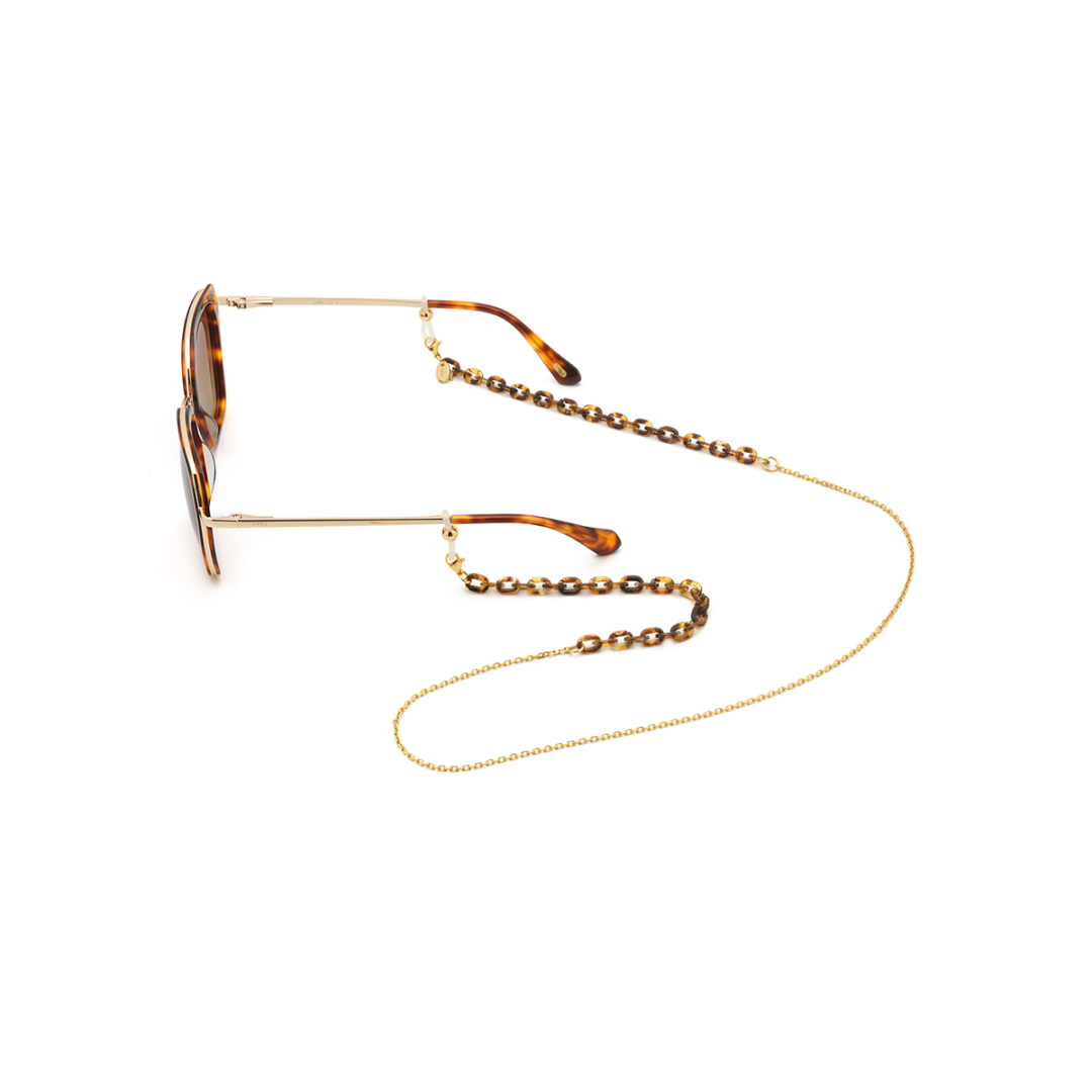 IKKI brillenketting 'Sedna' - goud / turtle
