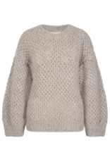 Inti Knitwear trui 'Lazy' alpaca - havana