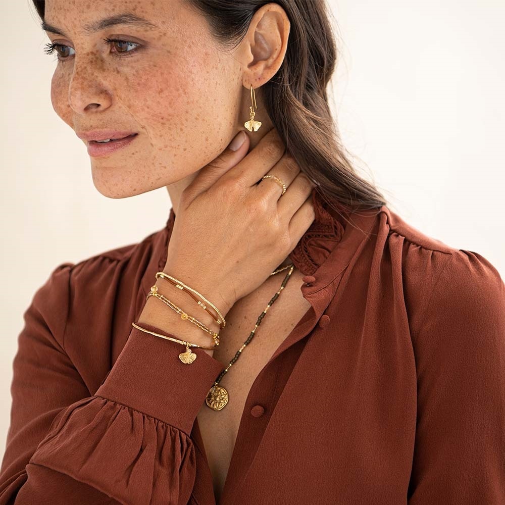 A Beautiful Story Honor Citrine Gold Colored Bracelet