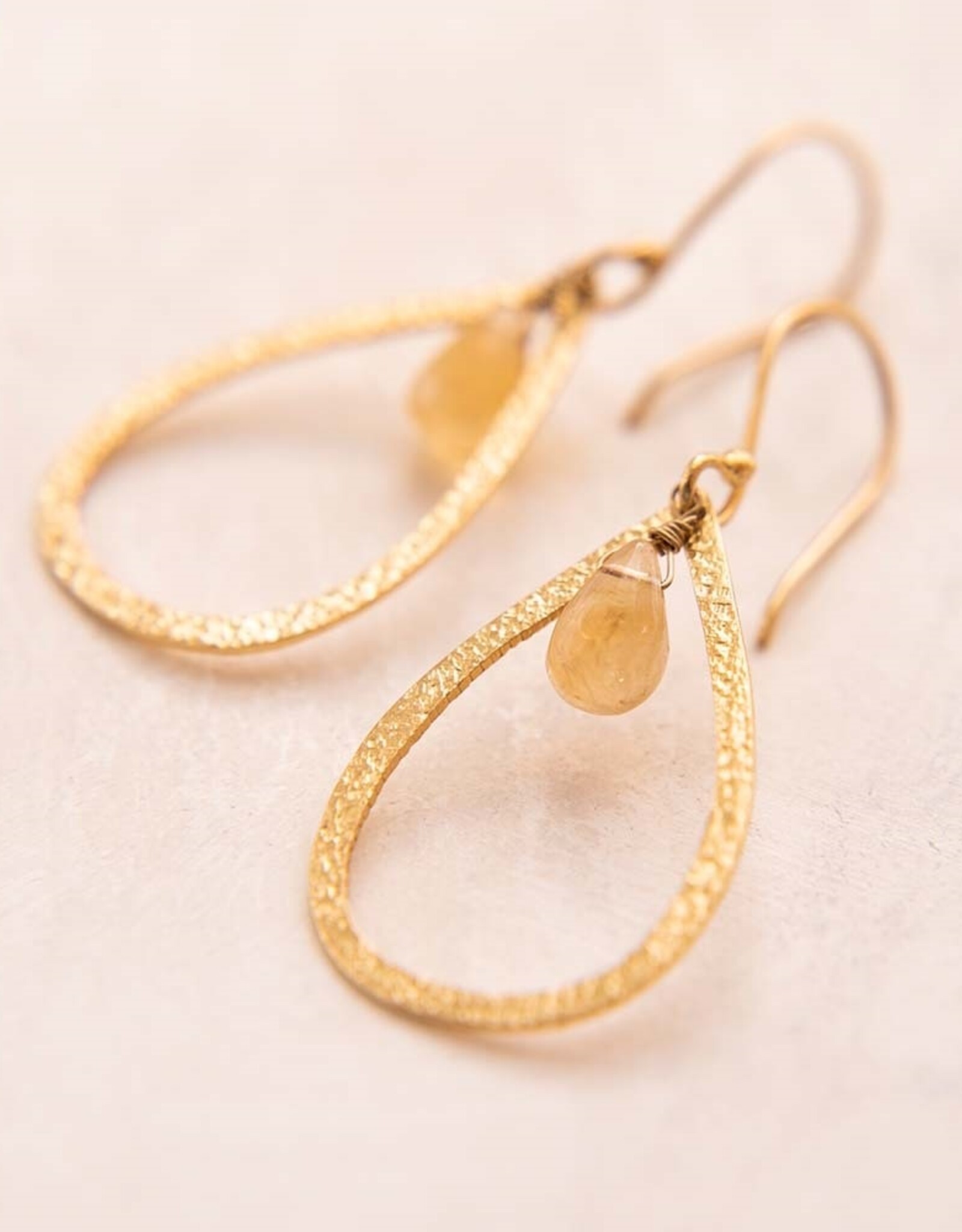 A Beautiful Story Affection Gold Plated Earrings