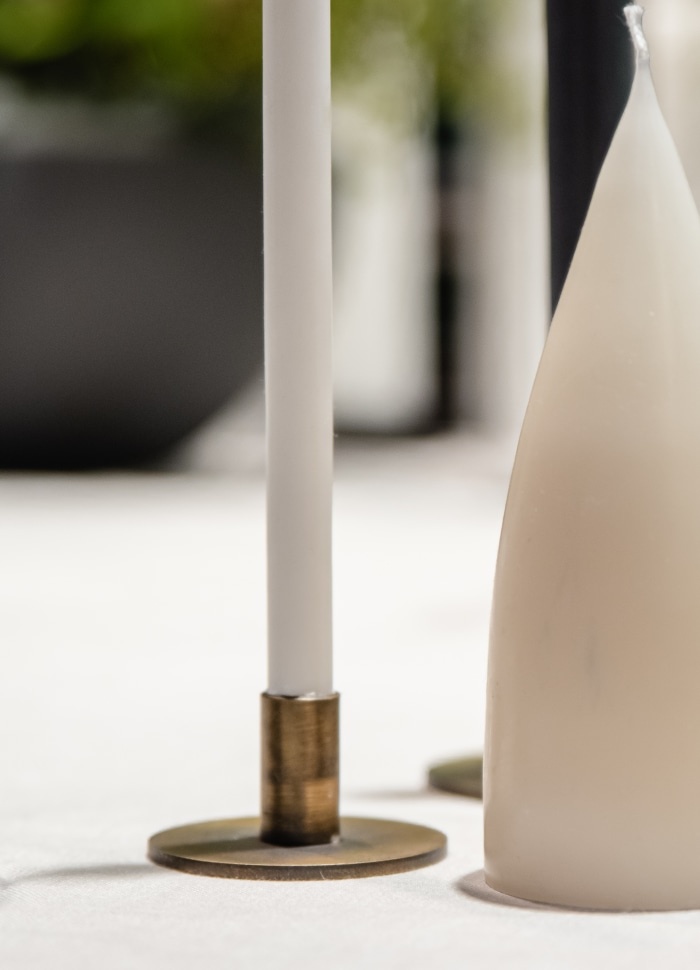 Kunstindustrien kandelaar brass - 1,3cm