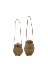 House Doctor hanging baskets 'Bali' - bamboo / rattan