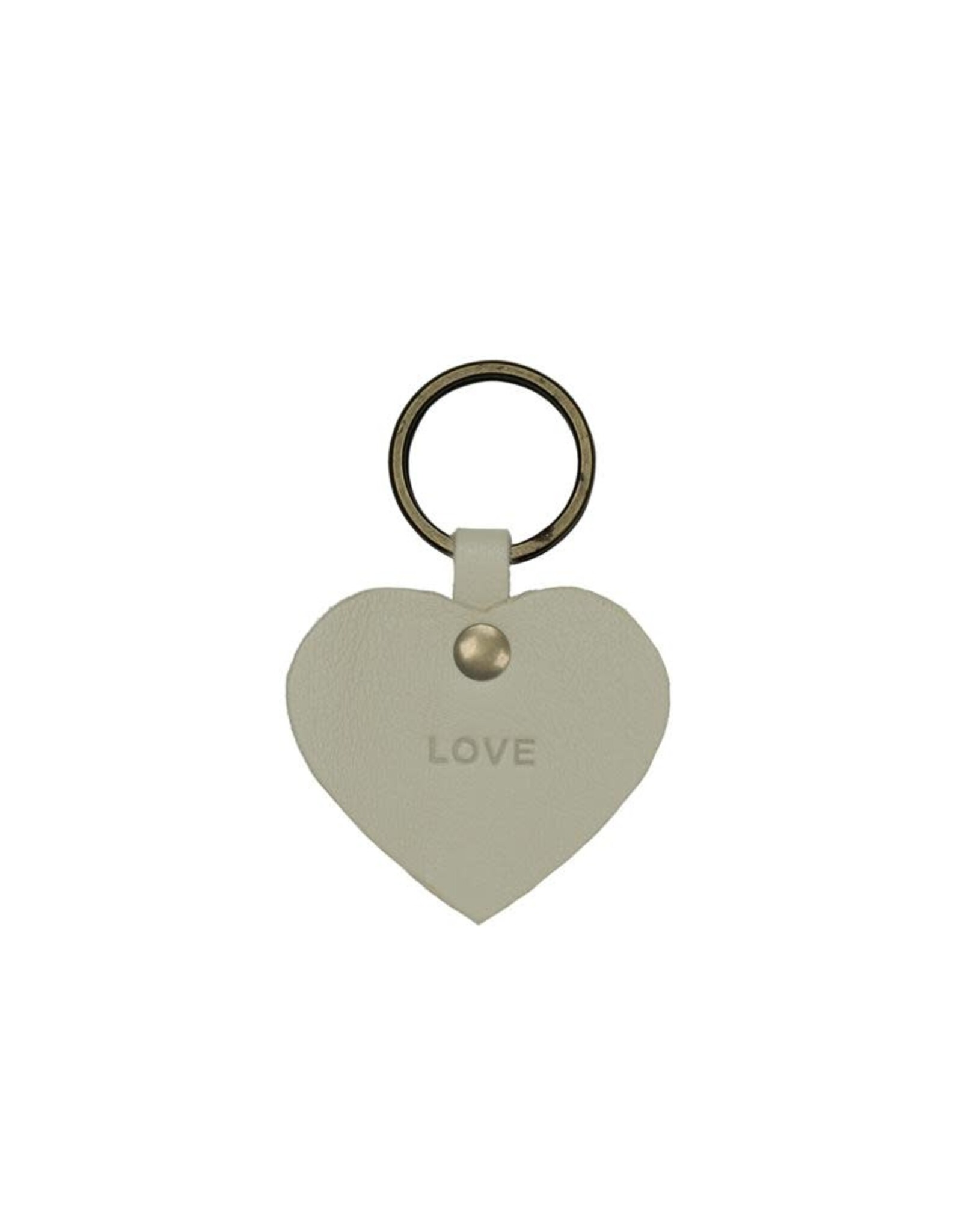 sleutelhanger "Heart' - leer