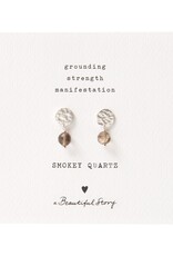 A Beautiful Story Set earrings 'Coin' - silver