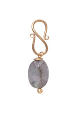 A Beautiful Story Gold Plated Faceted Gemstone Pendant