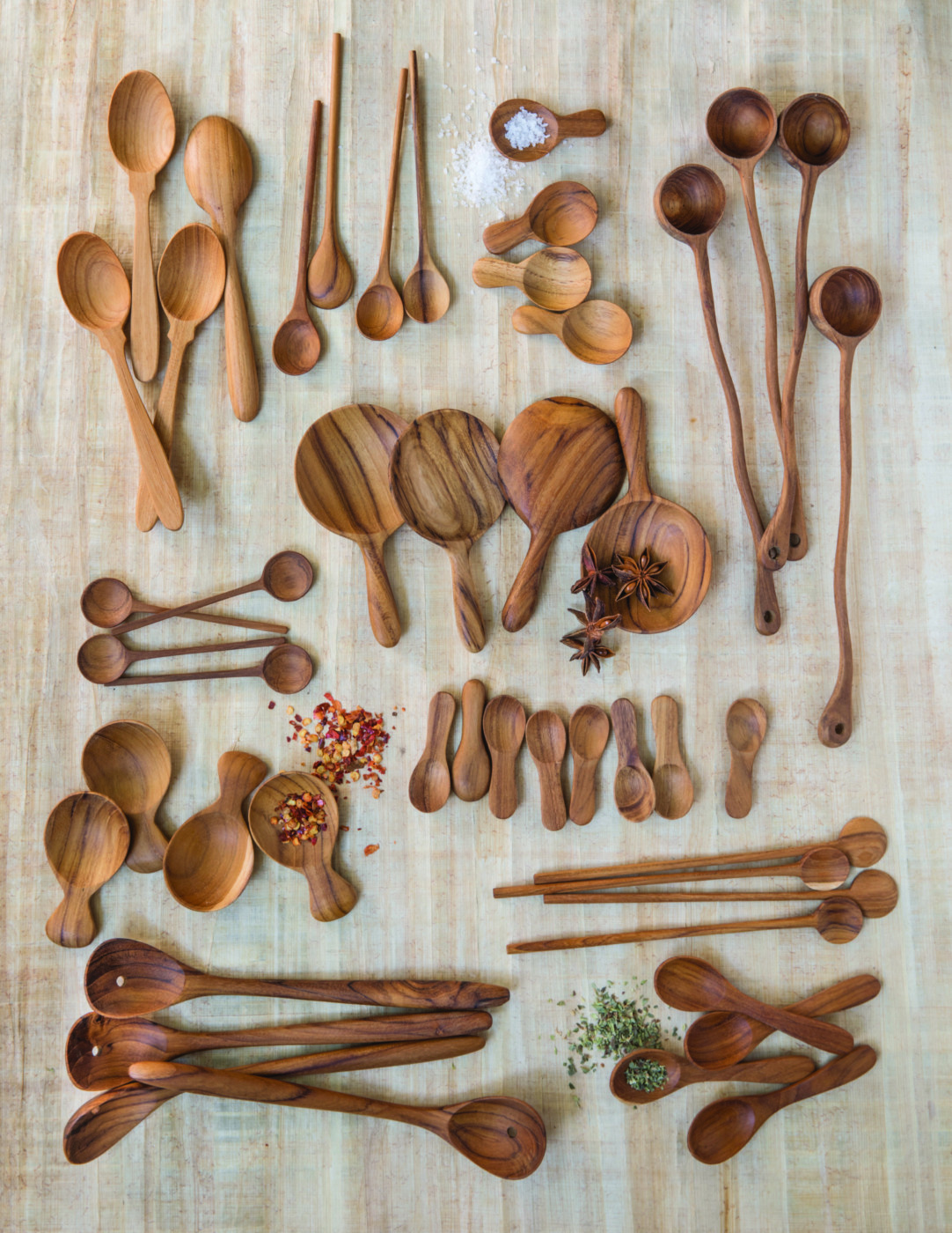 BeHome opscheplepel - teak