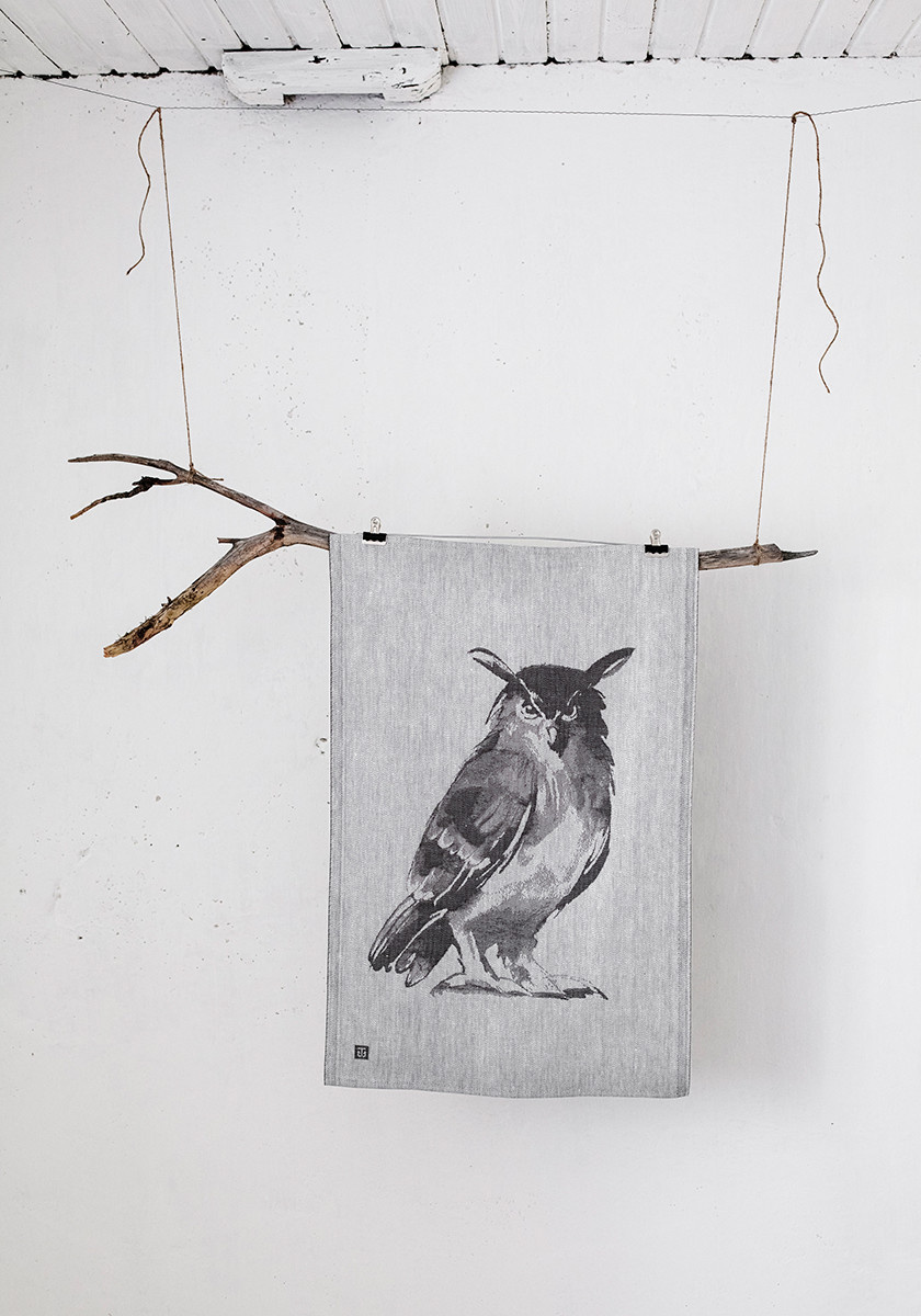 Teemu Järvi Copy of theedoek 'Metsikko' - linnen / katoen