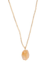 A Beautiful Story Necklace 'Calm' - Citrine