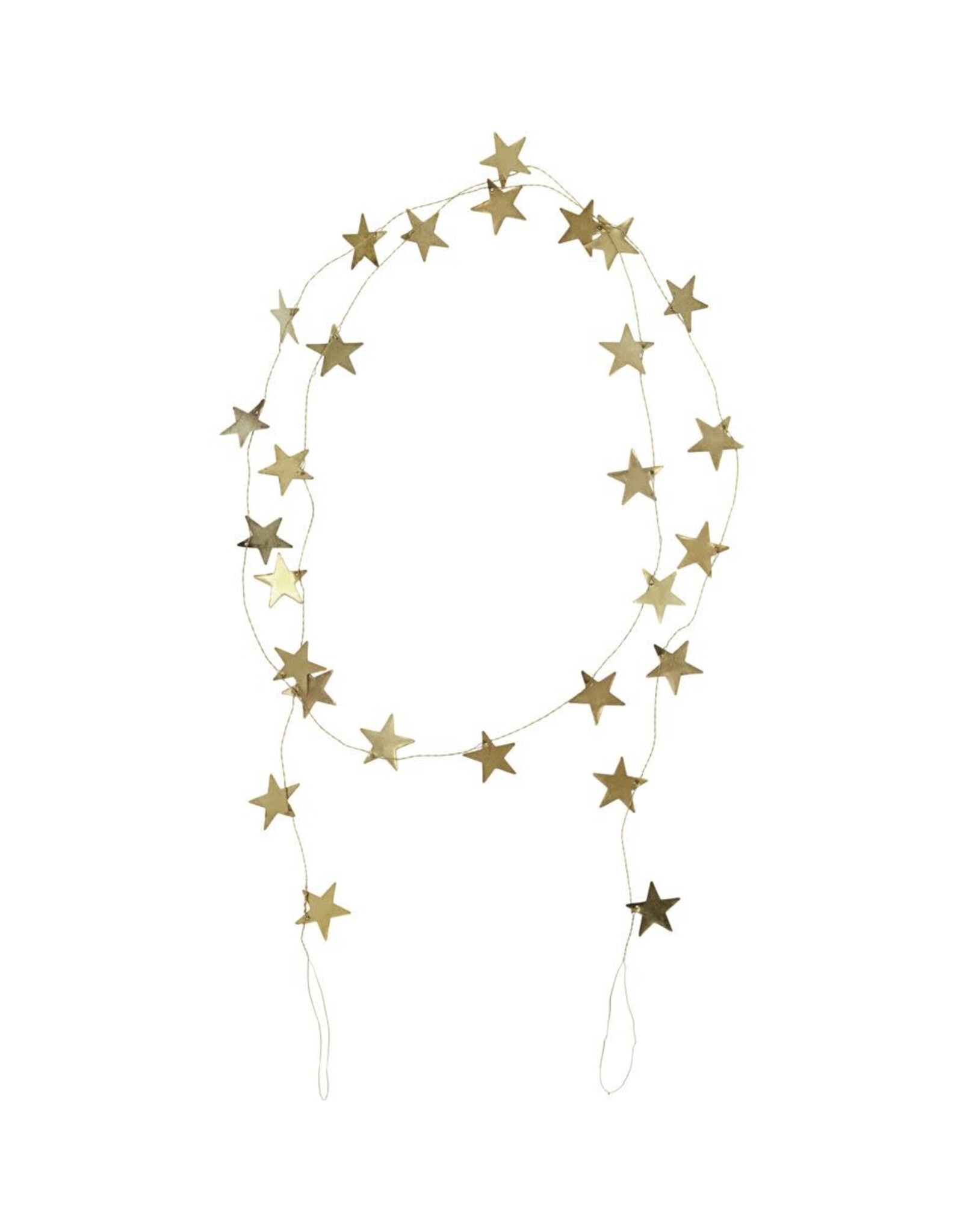 House Doctor slinger 'Garland Star' 150cm - brass