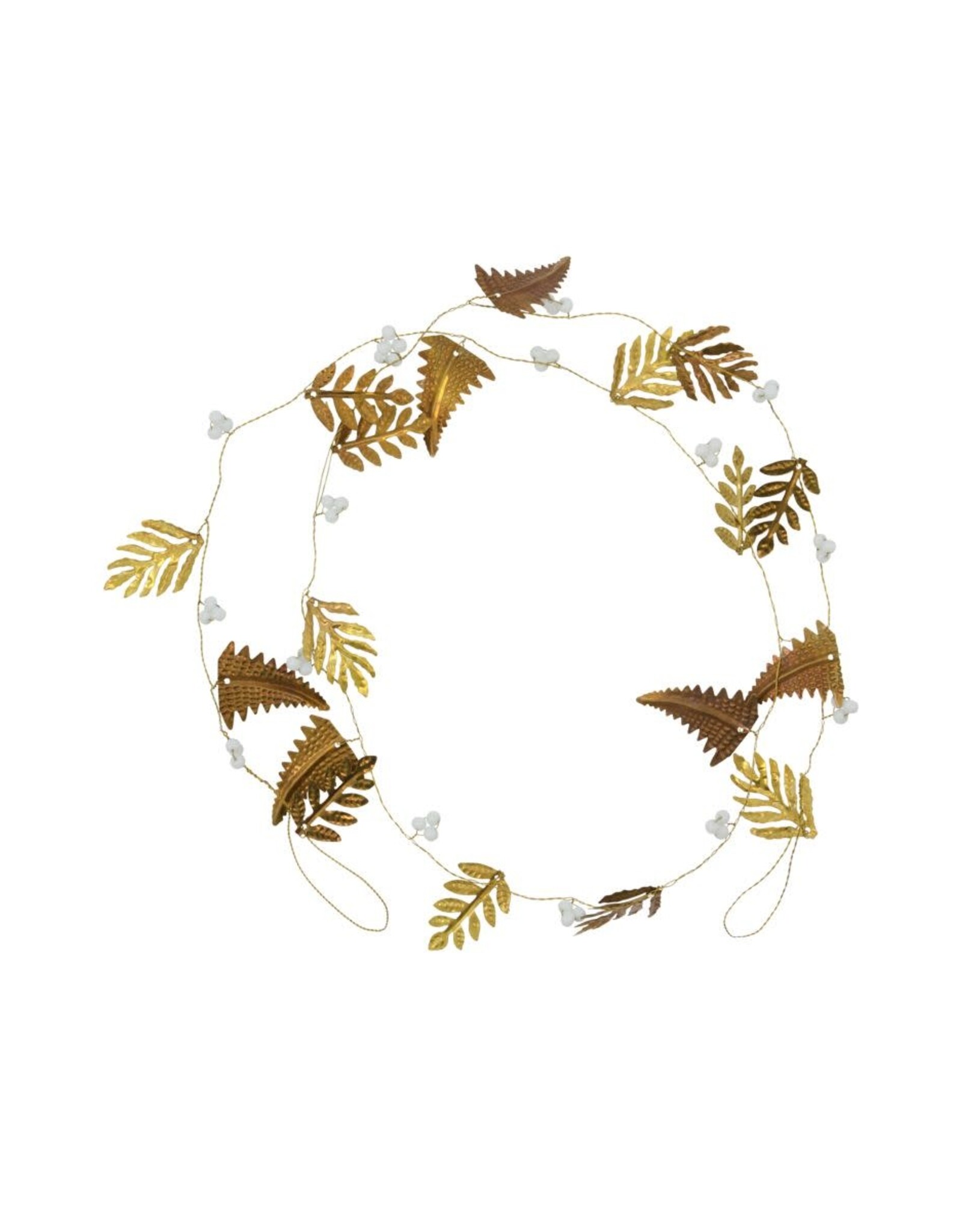 House Doctor slinger 'Garland leaves' 150cm - brass