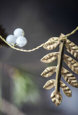 House Doctor slinger 'Garland leaves' 150cm - brass