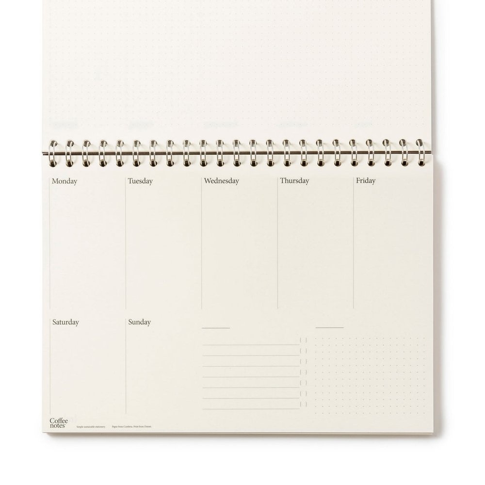 Coffee Notes planner 'Weekly'