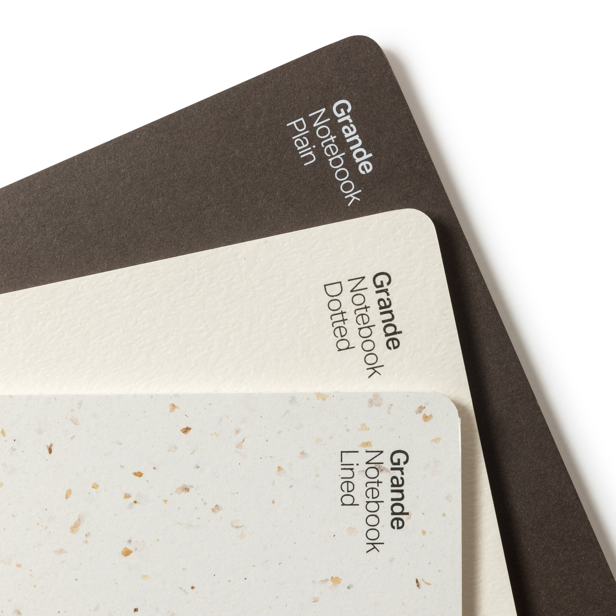 Coffee Notes ringband "notebook' L - espresso