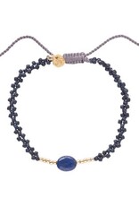 A Beautiful Story bracelet 'Emotion' gold - lapis lazuli