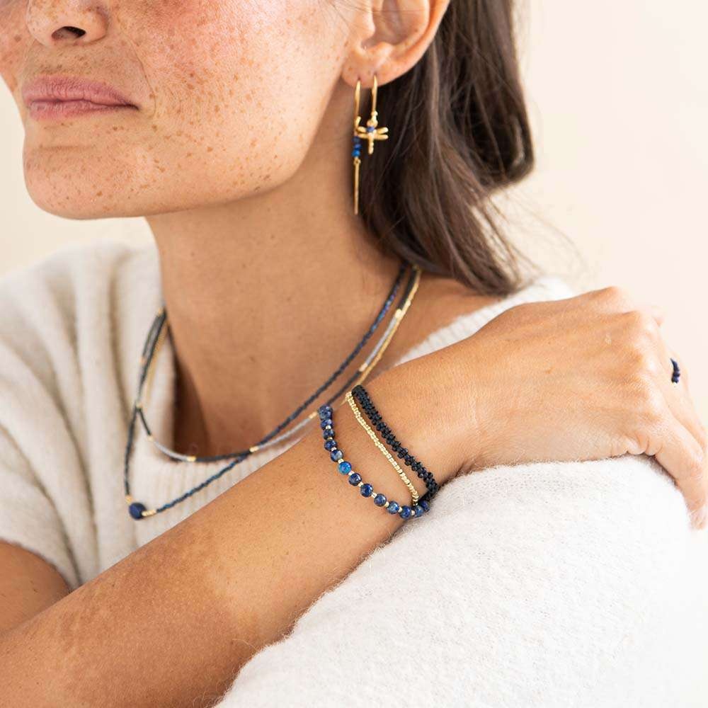 A Beautiful Story bracelet 'Beloved' - lapis lazuli