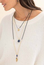 A Beautiful Story necklace 'Calm' - lapis lazuli