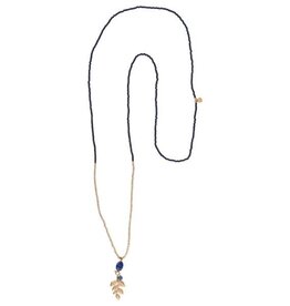 A Beautiful Story necklace 'Blessing' branch gold - lapis lazuli