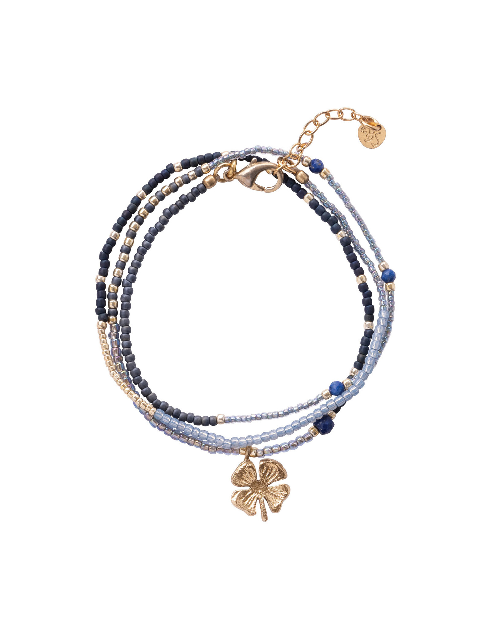 A Beautiful Story bracelet / necklace 'Feel' - lapis lazuli