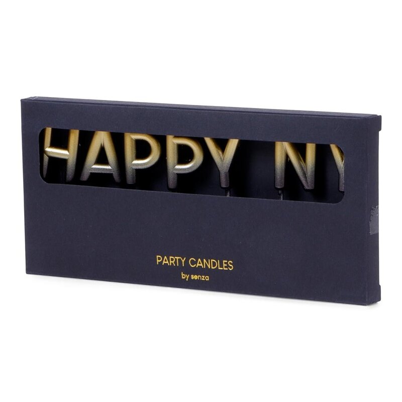 taartkaarsjes 'happy New year'