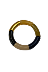 ByBjor armband 'Rainbow' - gold / beige