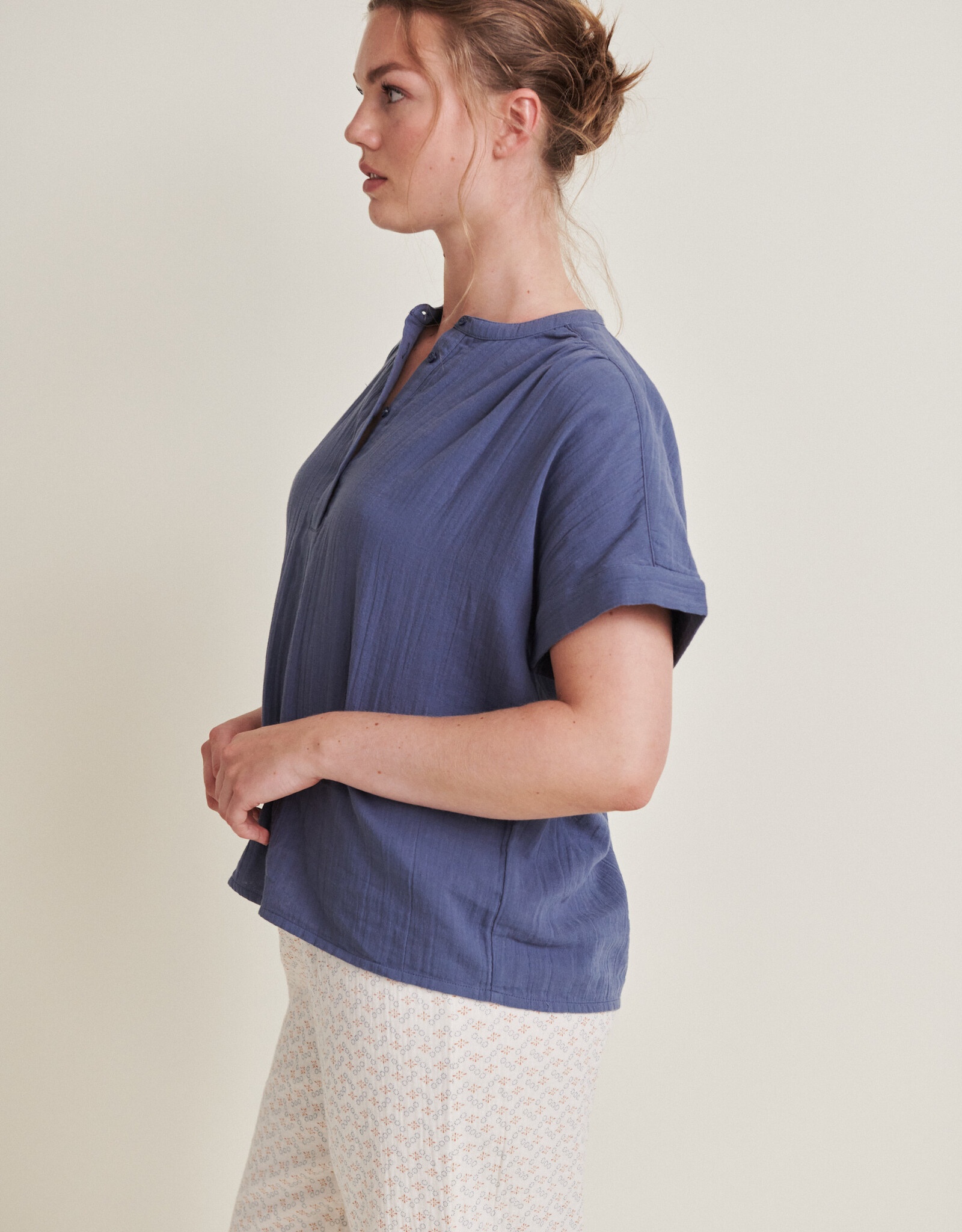 Basic Apparel blouse 'Ember' - katoen