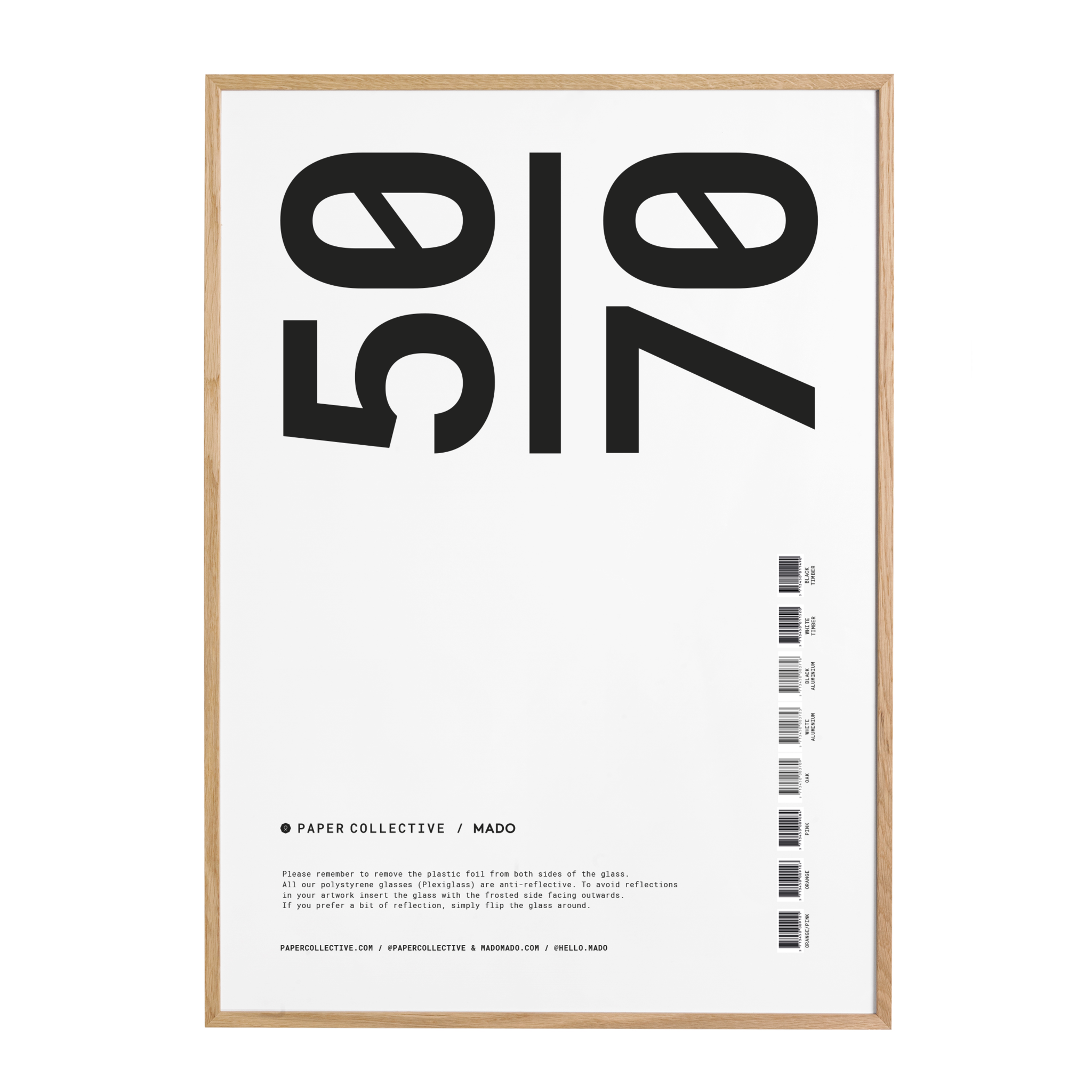 Paper Collective frame massief eiken