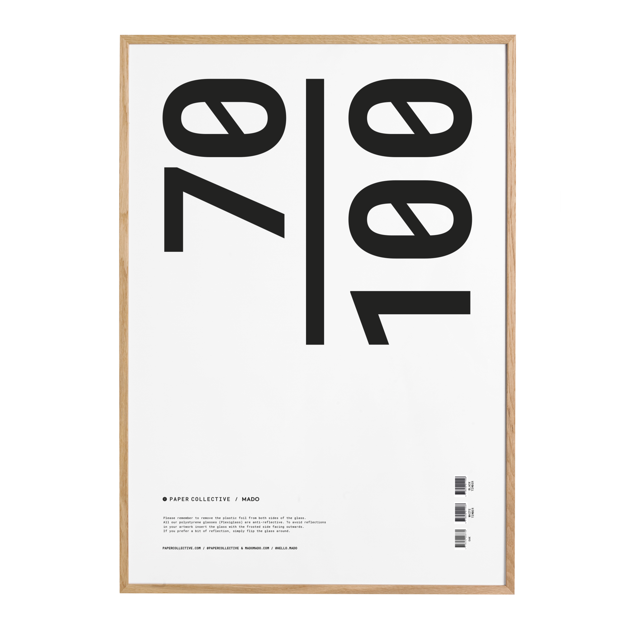 Paper Collective frame massief eiken