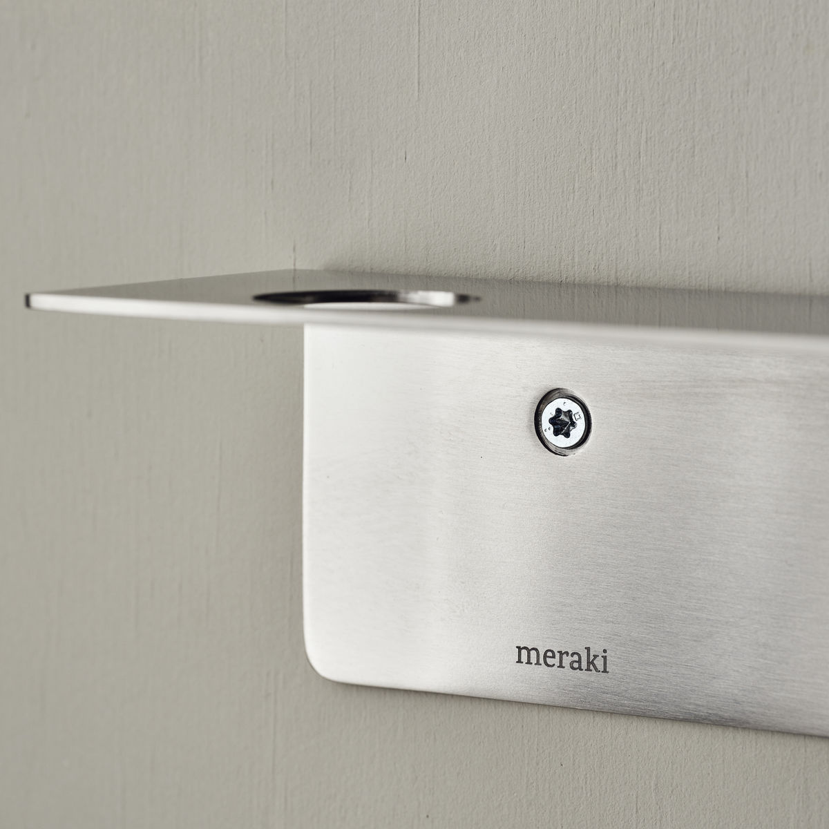 Meraki bottle hanger with hooks 'Bottle' - rvs