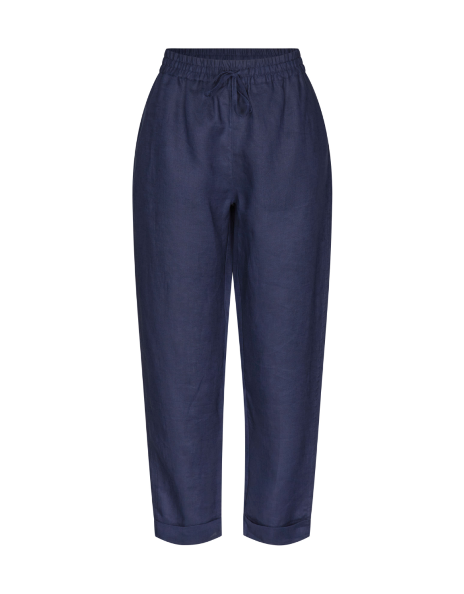 Rosemunde broek 'Timian'  linnen - navy