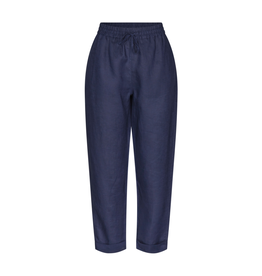 Rosemunde broek 'Timian'  linnen - navy