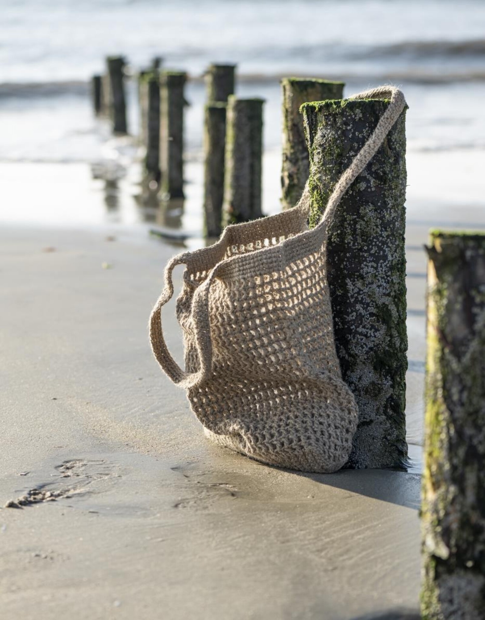 IBLaursen tas 'Crochet' - natuur