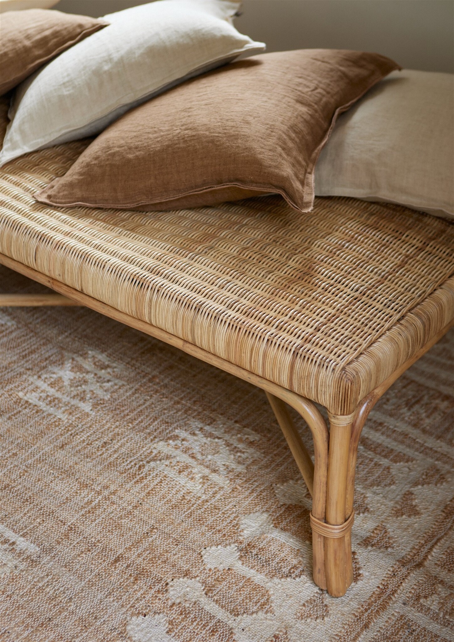 Bungalow pillow case linen - 50 x 50 cm