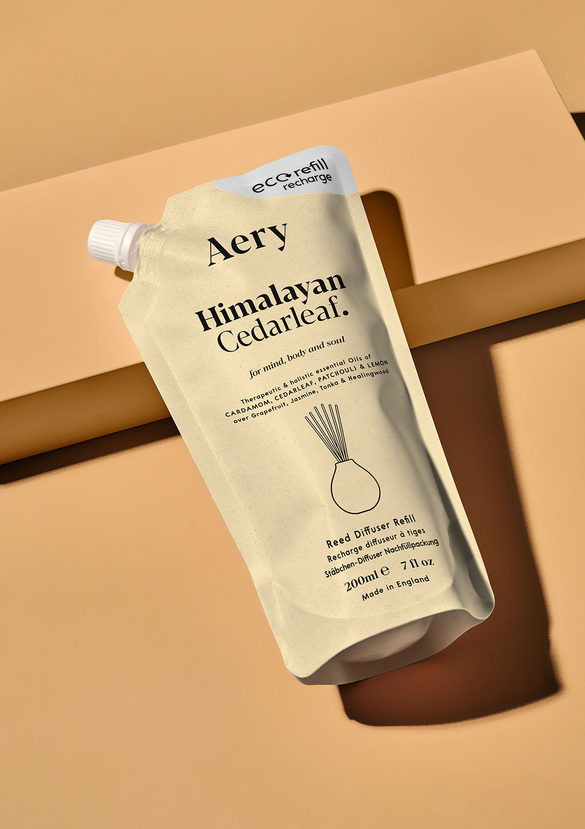 Aery living navulling fragance sticks 'Himalayan Cedarleaf' - 200ml