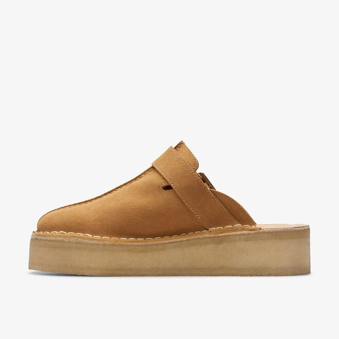 Clarks 'Trek Wedge Mule' - tan