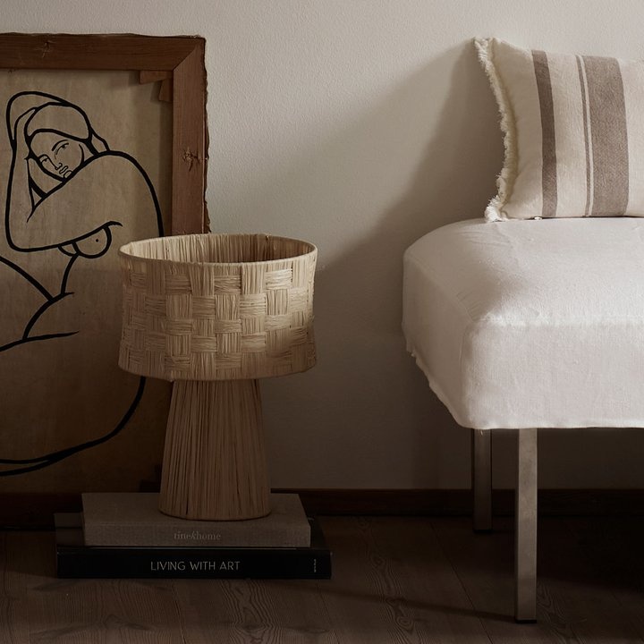 TineK Home lamp raffia