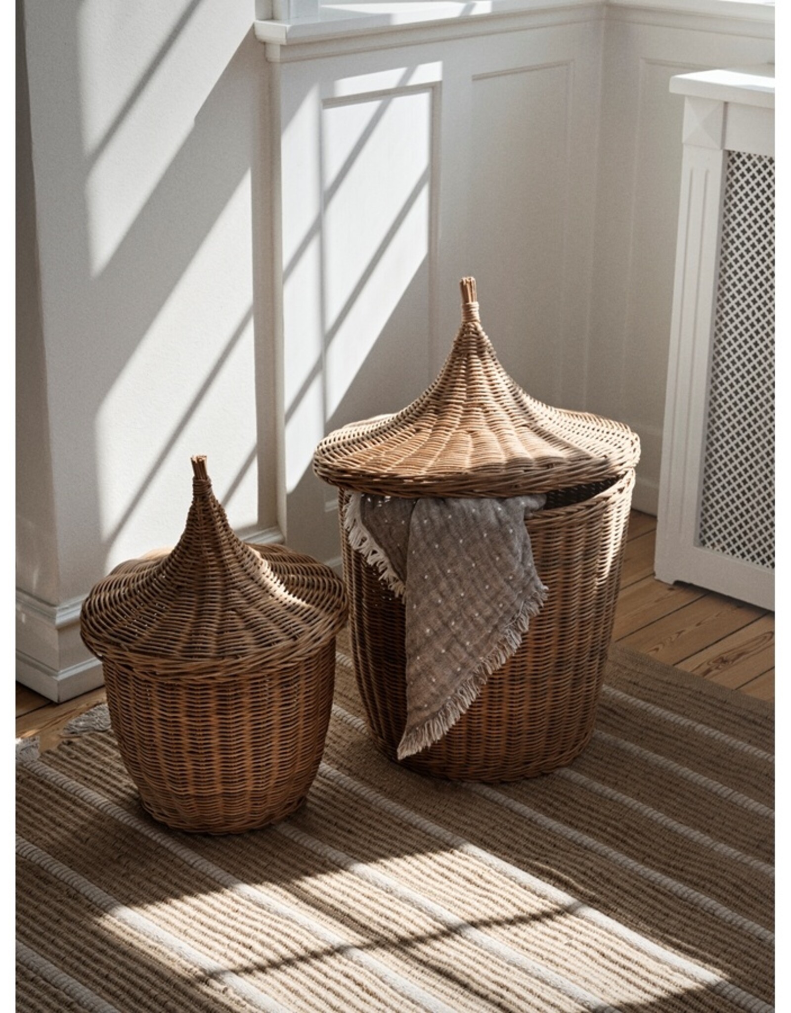 Broste basket 'Pallas' - rattan