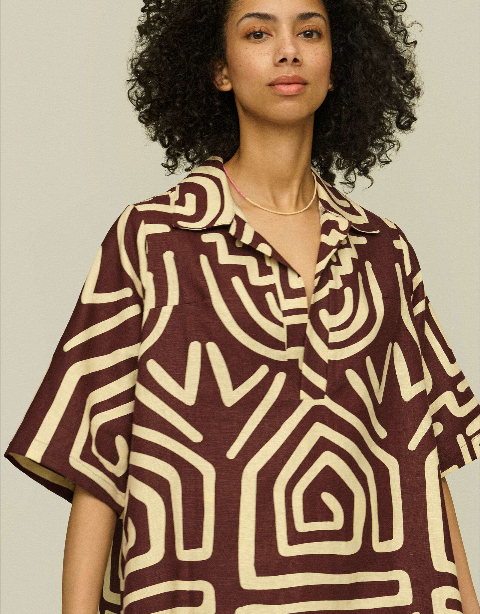 OAS Compagny dress 'Kalahara' - linen