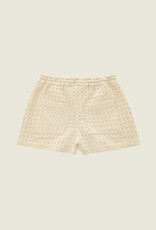 OAS Compagny shorts 'Drizzle Waffle' - ecru