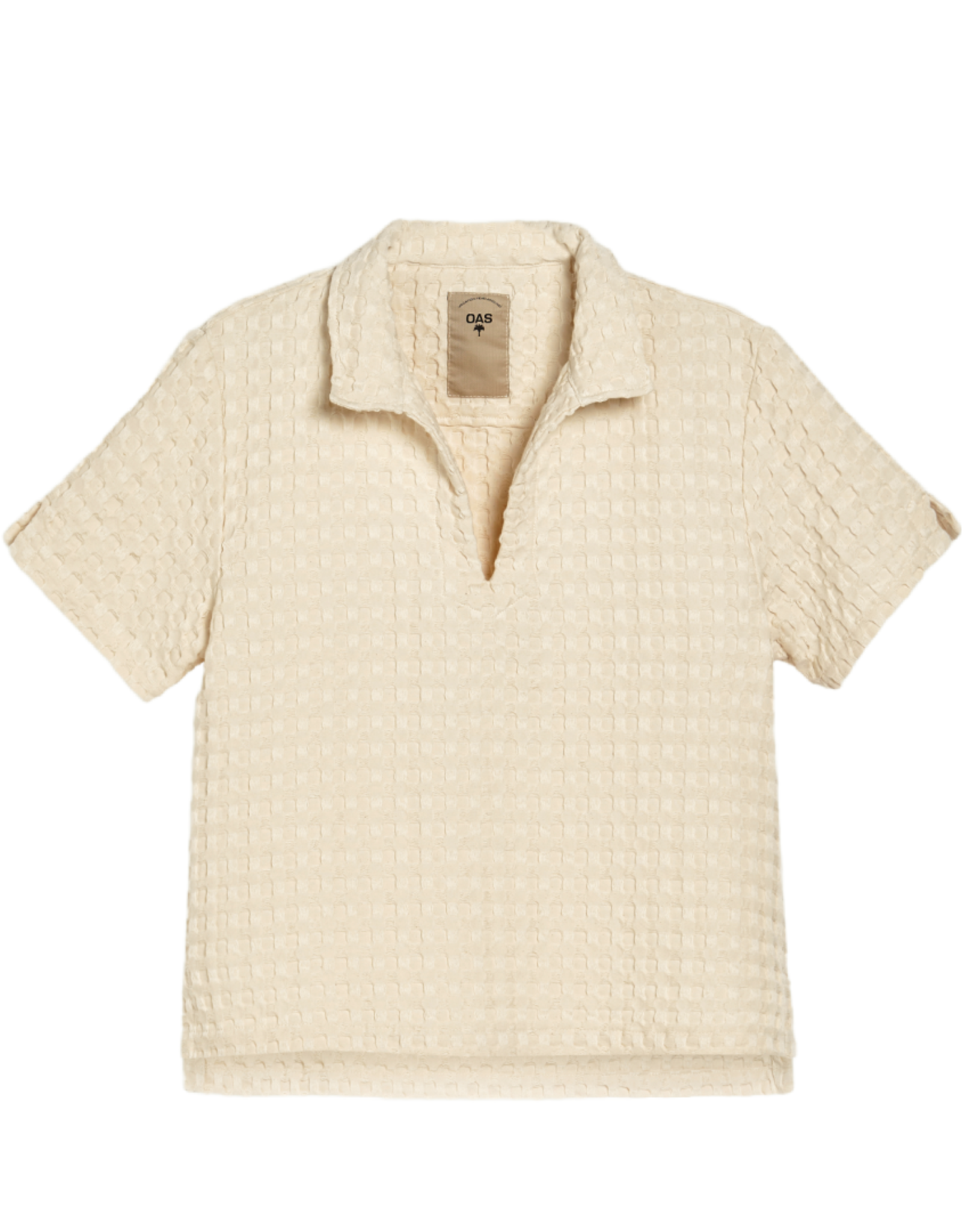 OAS Compagny shirt 'Jaffa Waffle' - cotton