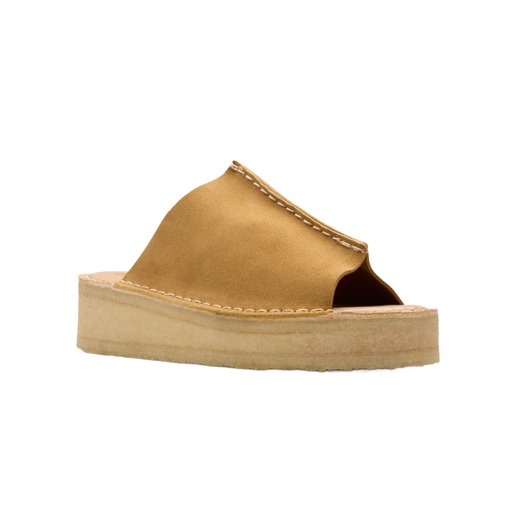 Clarks 'Wedge Slide' - mid tan