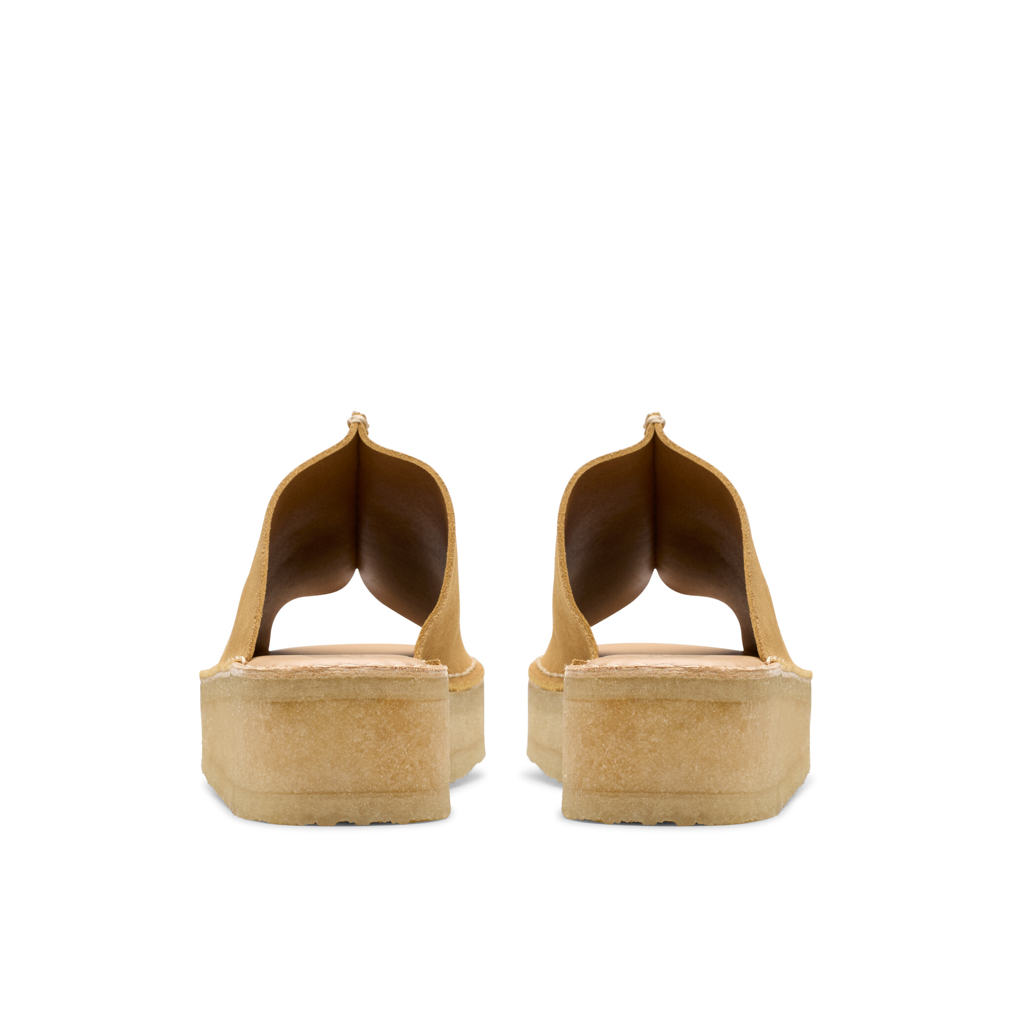 Clarks 'Wedge Slide' - mid tan