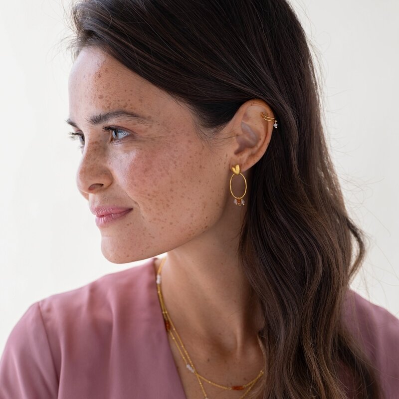 A Beautiful Story ear cuff goud