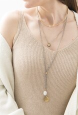 A Beautiful Story necklace 'Timeless' moonstone