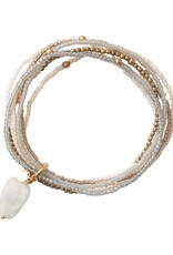 A Beautiful Story bracelet 'Nirmala' moonstone