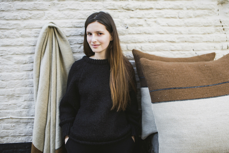 Libeco kussenhoes "Gus' - linnen / wol