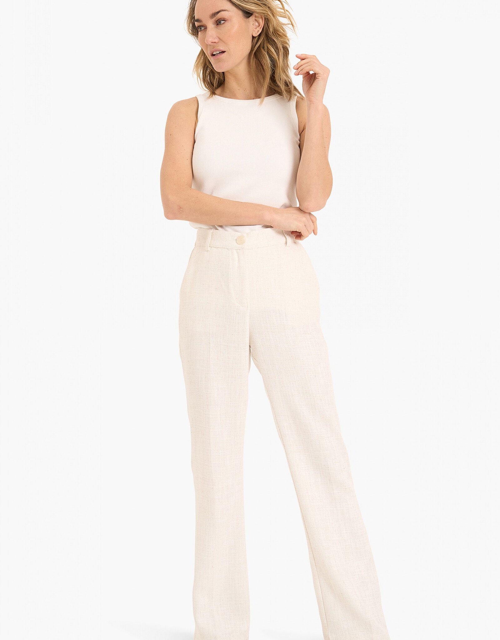 Aímée The Label pantalon 'Valentijn' - off-white