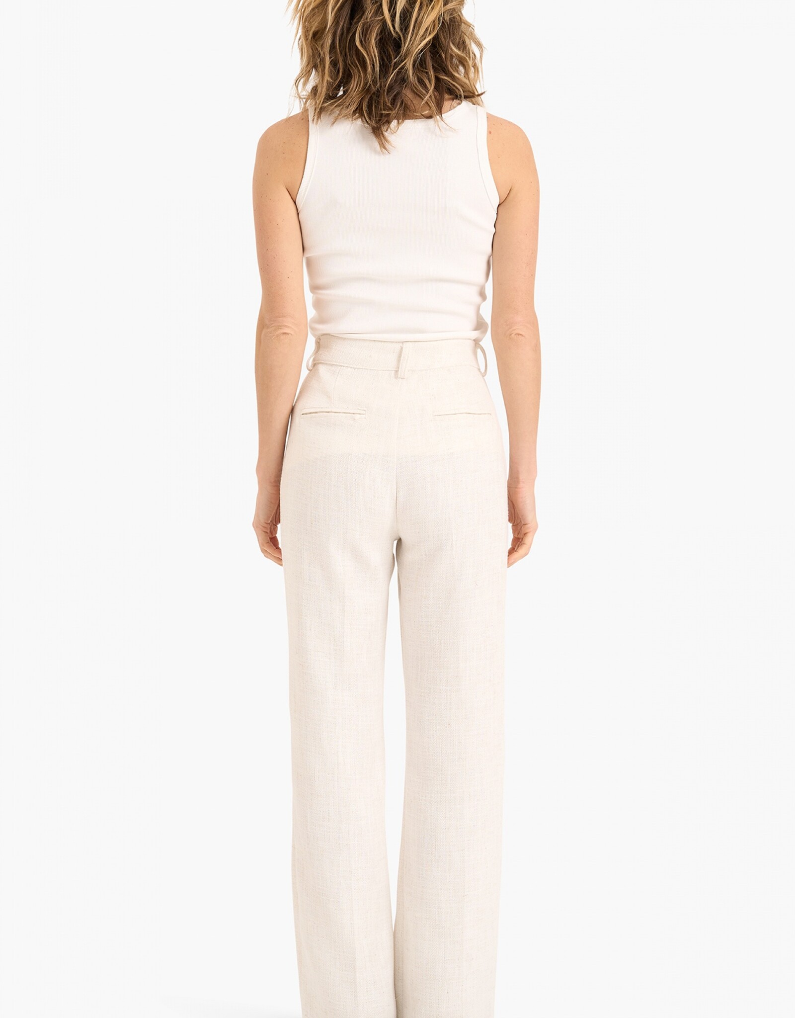 Aímée The Label pantalon 'Valentijn' - off-white