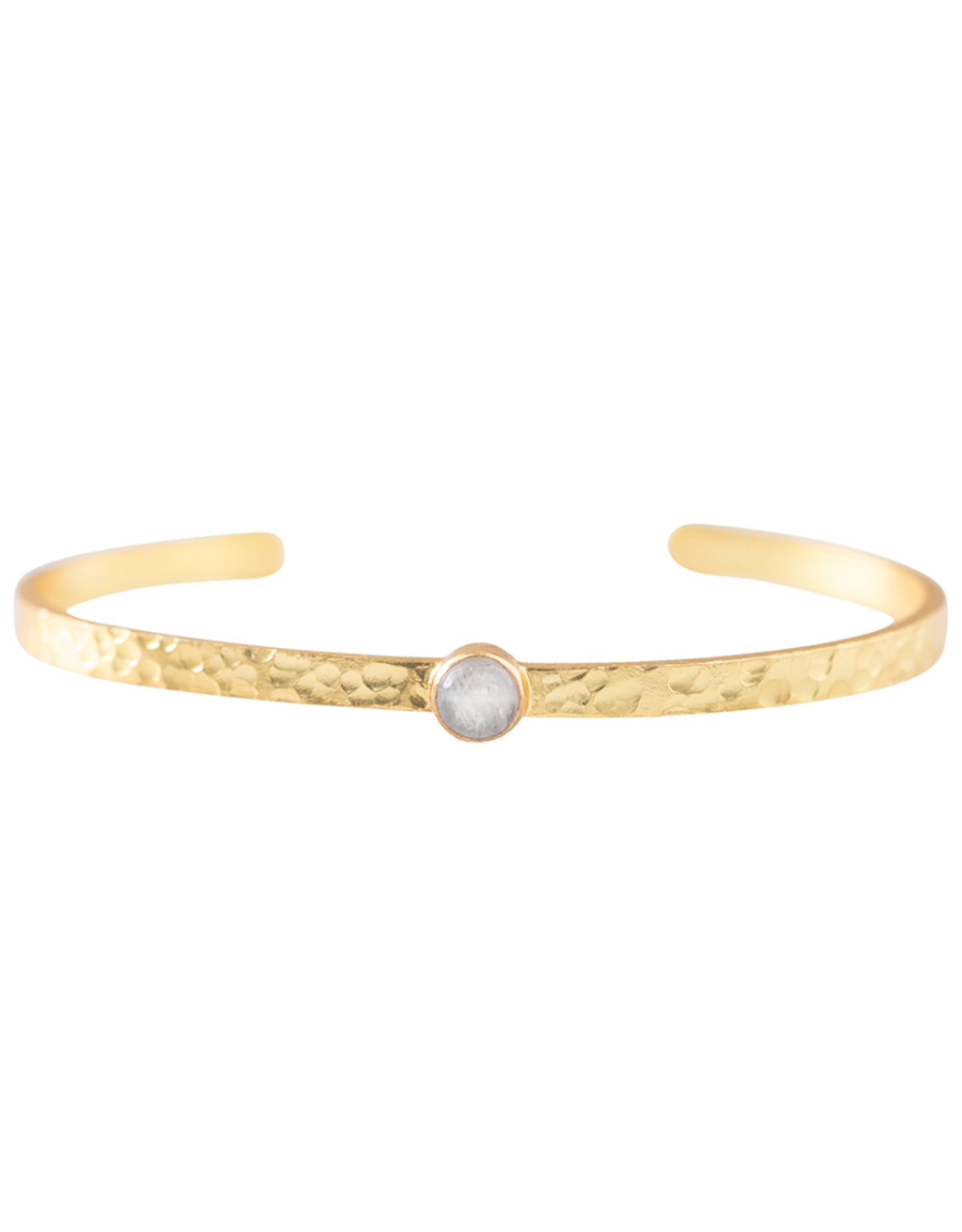 A Beautiful Story bracelet 'Sensitive' moonstone - gold