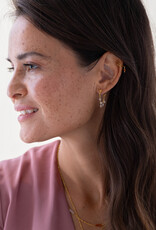 A Beautiful Story earrings 'Utopia' goud - moonstone